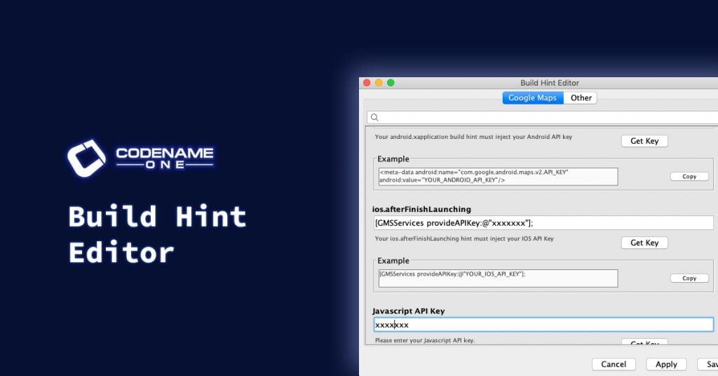 Build-Hints Editor